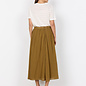Knitted Tshirt Offwhite Gold Striped