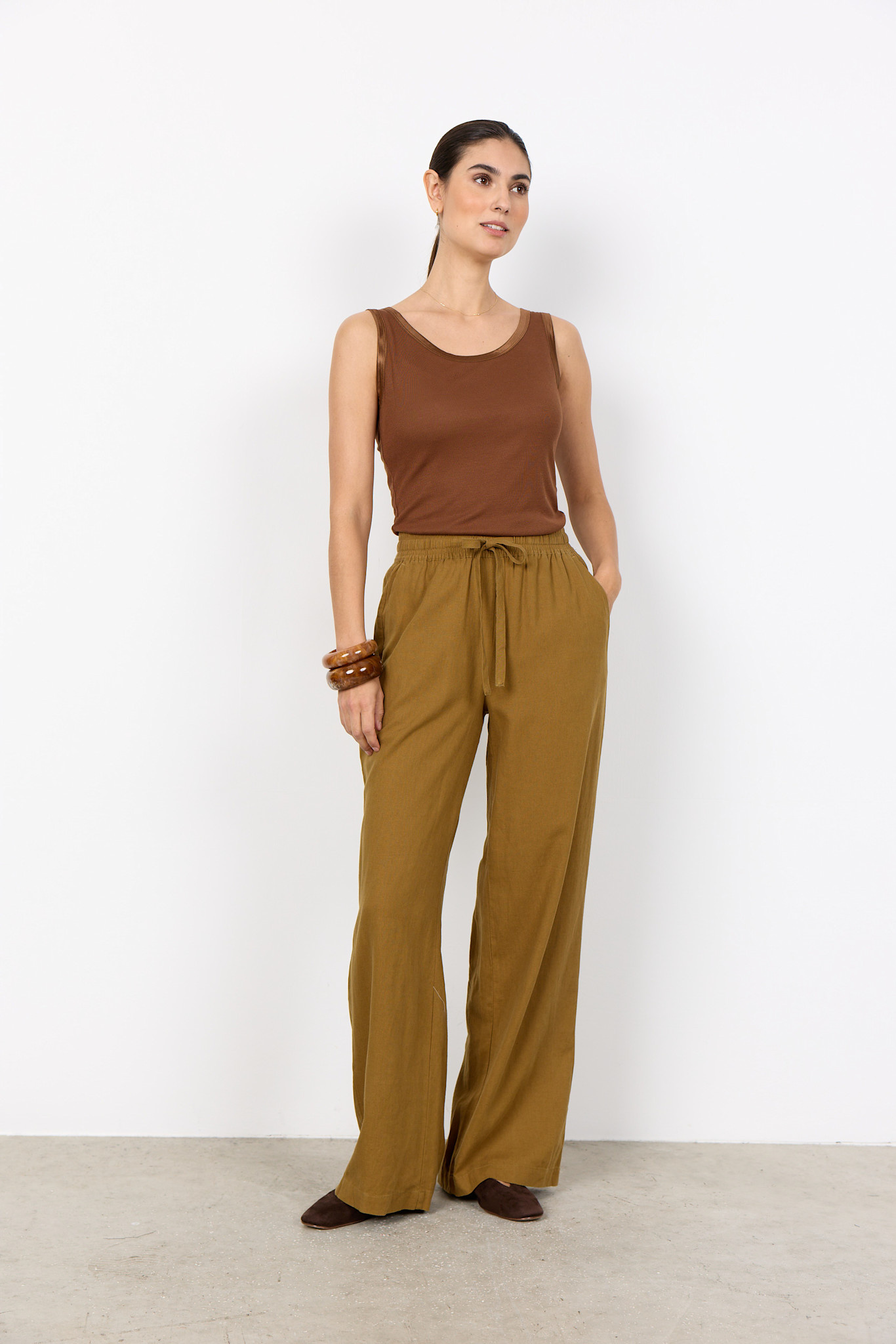 Toffee Knitted Tanktop Details
