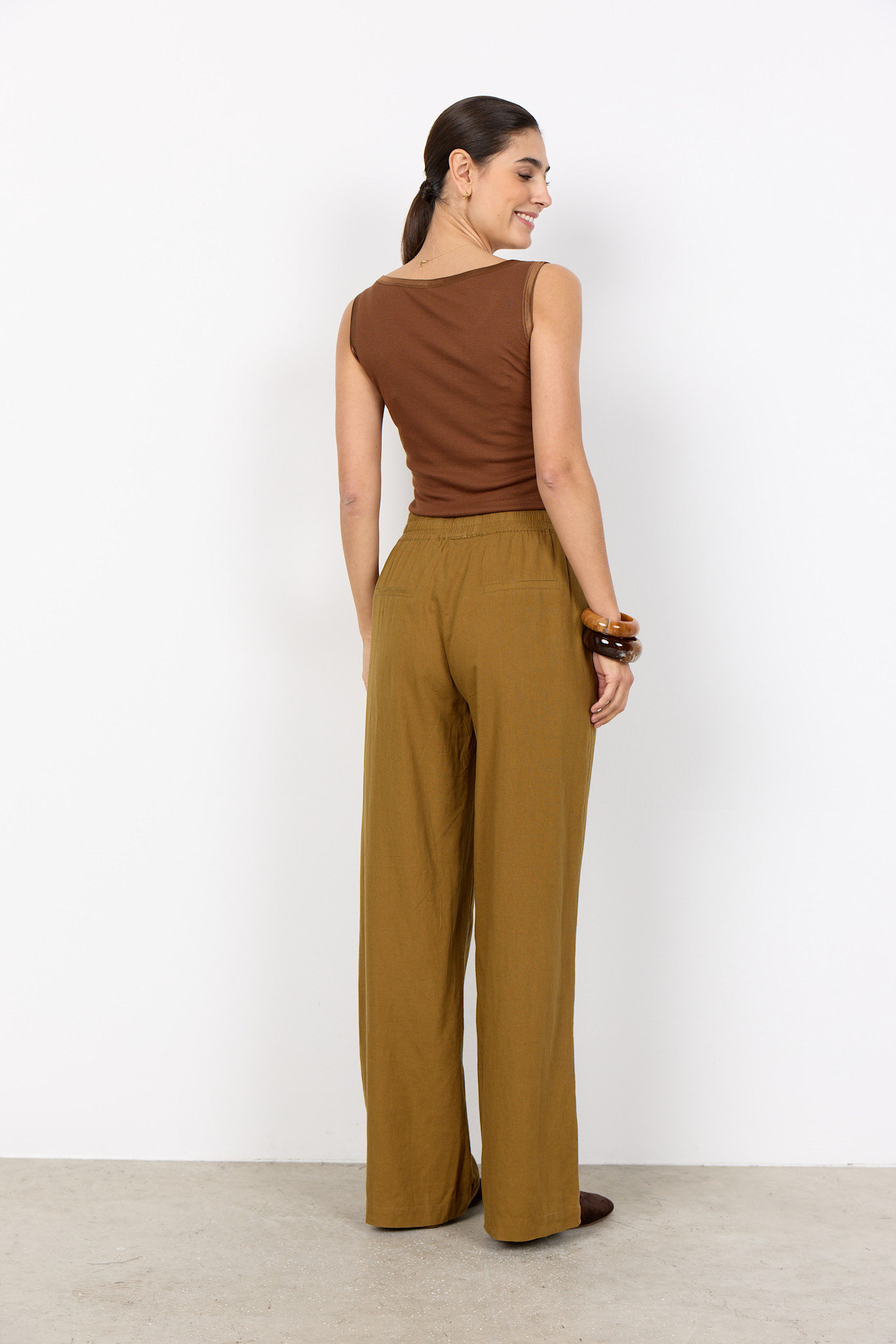 Toffee Knitted Tanktop Details
