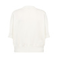Offwhite Knitted Sweater Short Sleeve