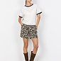Offwhite Knitted Sweater Black Detail