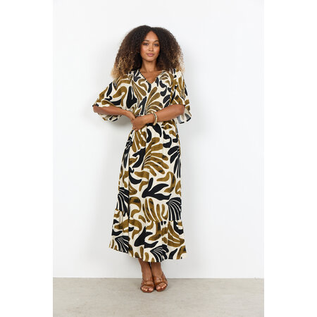 Woven Dress Butternut Combi