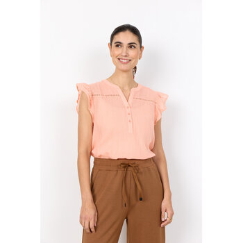 Woven Blouse Salmon
