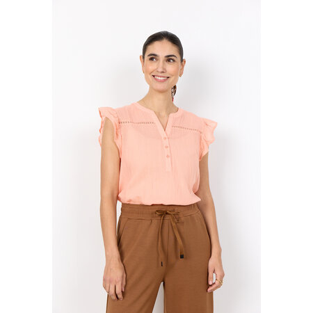 Woven Blouse Salmon