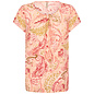 Salmon Combi Woven Blouse
