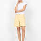 White Knitted Top Gold Buttons