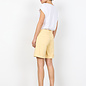 White Knitted Top Gold Buttons