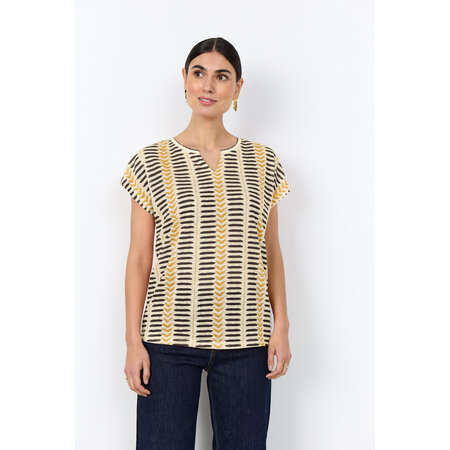 Honey Combi Pattern Knitted Tshirt