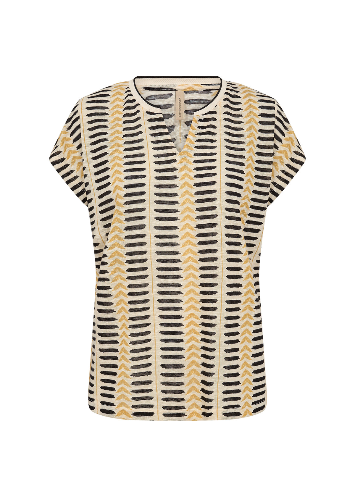 Honey Combi Pattern Knitted Tshirt