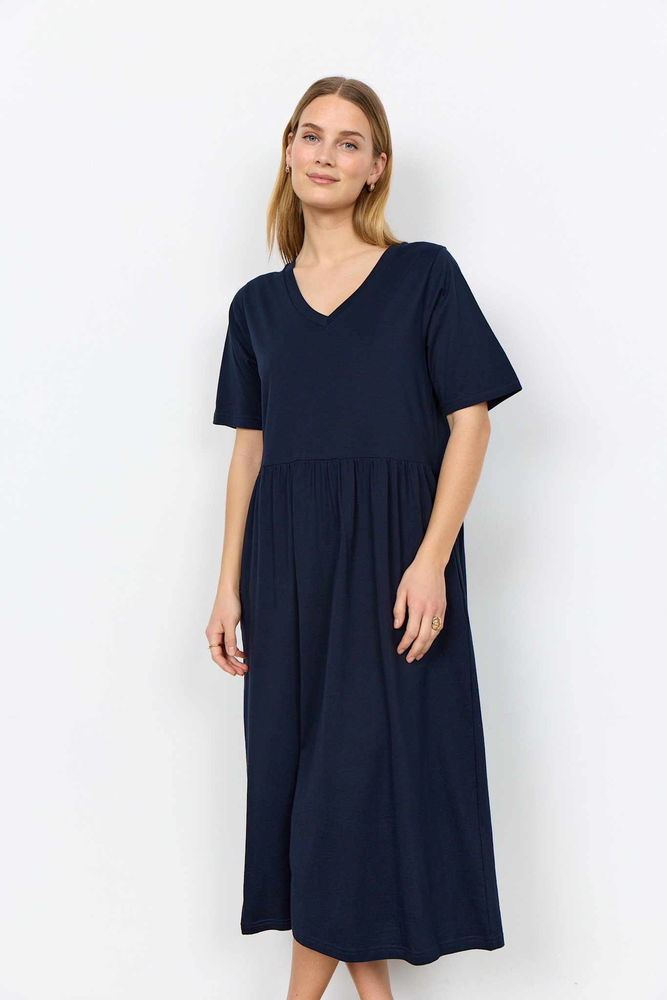 Navy Knitted Dress