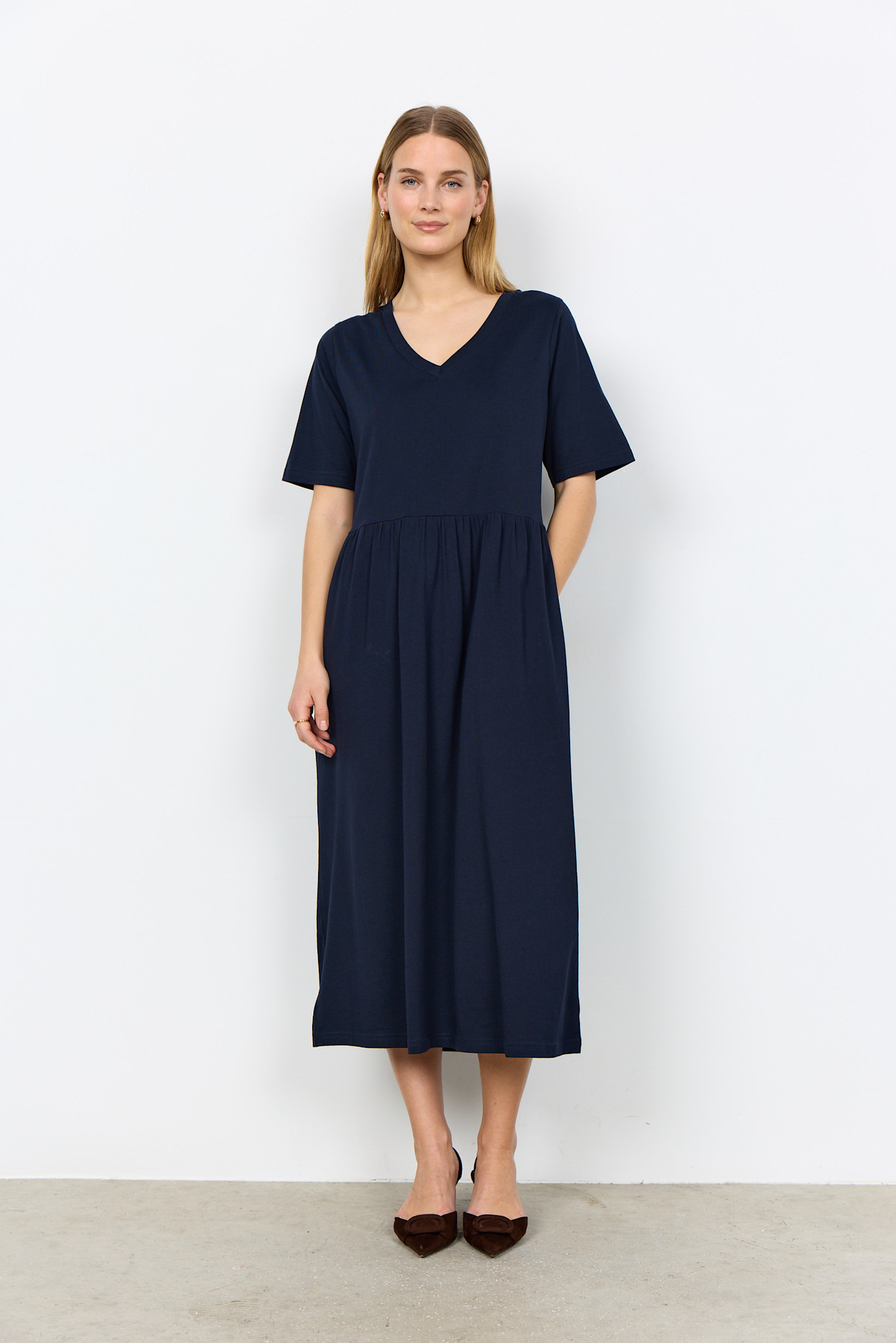 Navy Knitted Dress