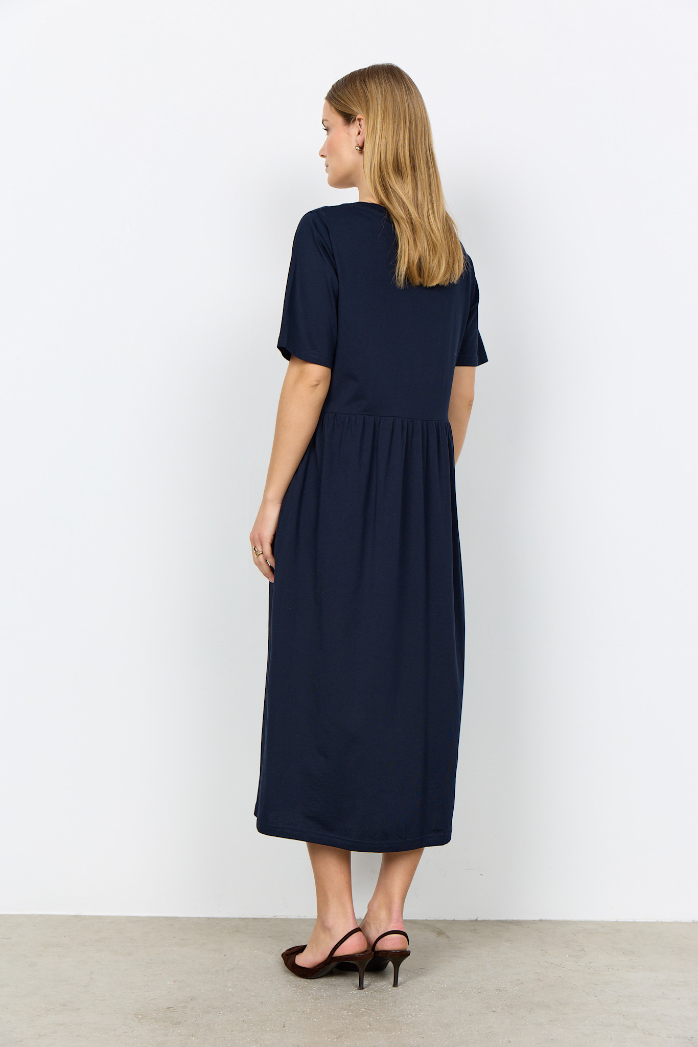 Navy Knitted Dress