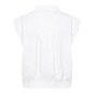 Puffy White Woven Blouse