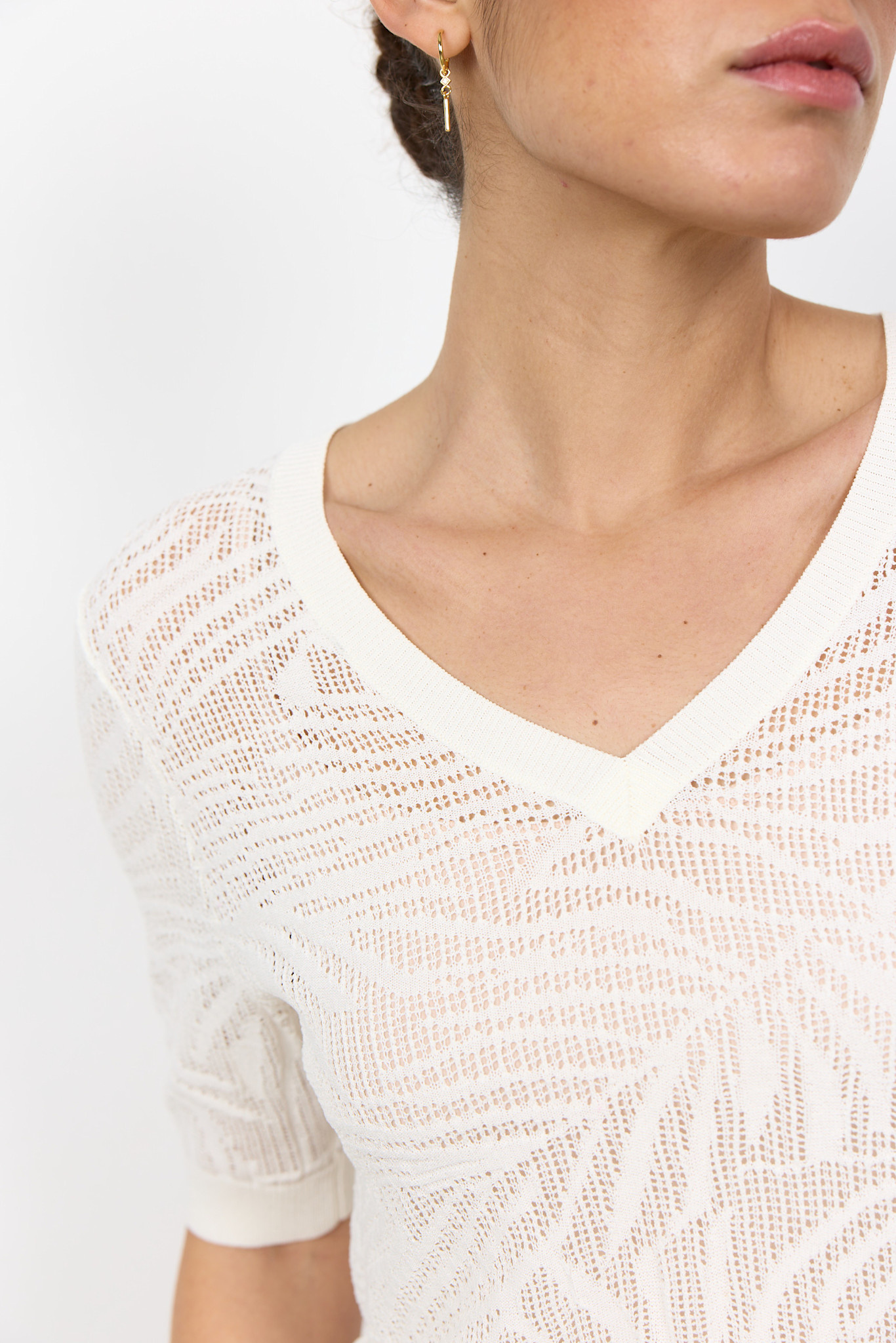 Offwhite Knitted Sweater
