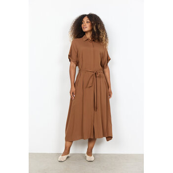 Toffee Woven Dress Bow