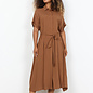 Toffee Woven Dress Bow