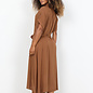 Toffee Woven Dress Bow
