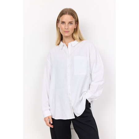 Basic White Woven Blouse