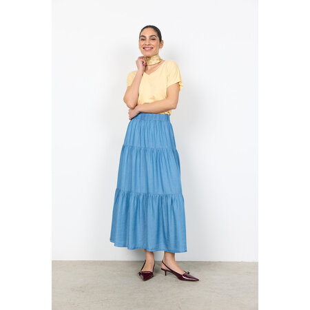 Medium Blue Woven Skirt