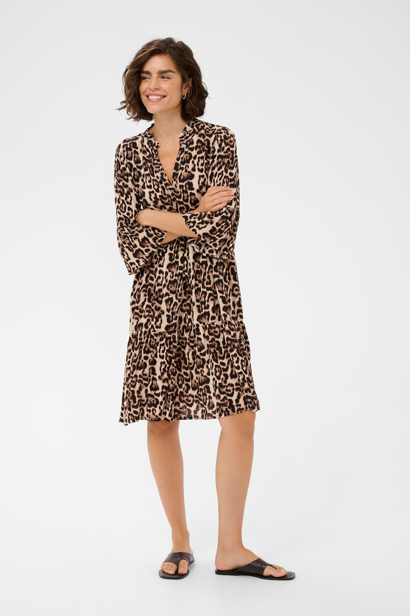 KAellen Amber Dress Leopard Print