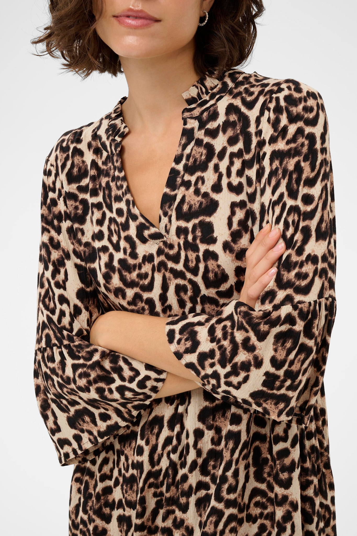 KAellen Amber Dress Leopard Print