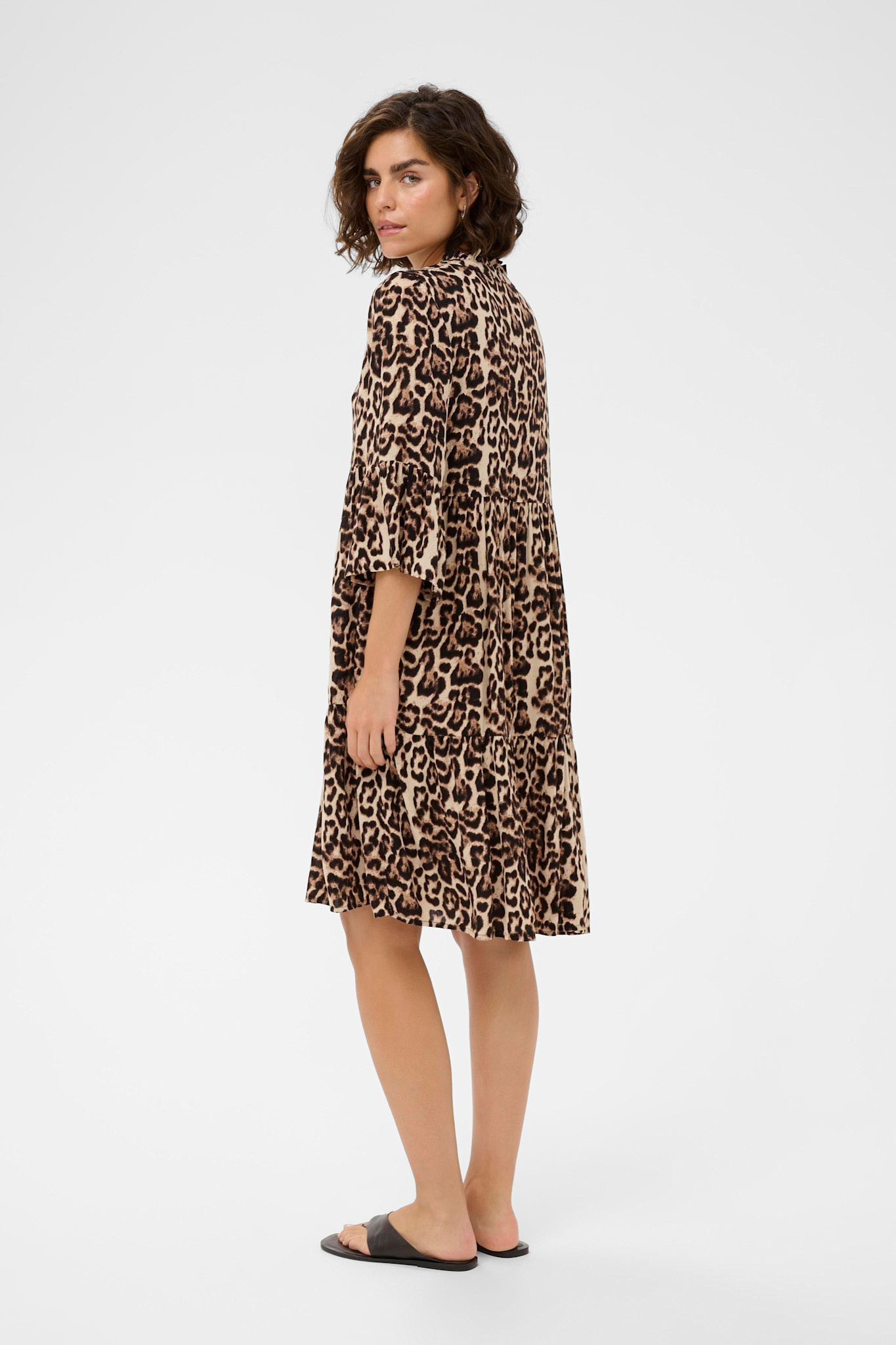 KAellen Amber Dress Leopard Print
