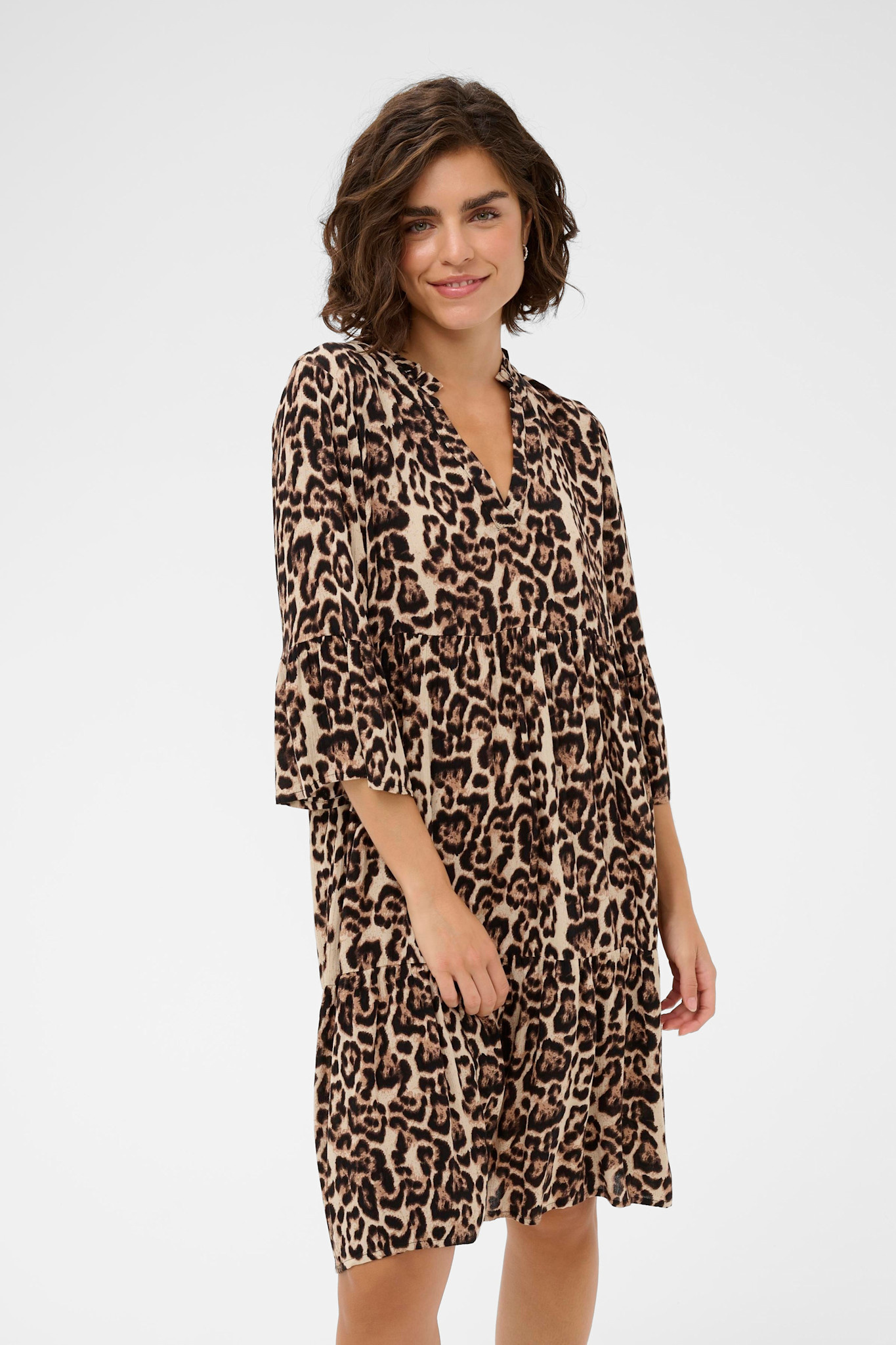 KAellen Amber Dress Leopard Print
