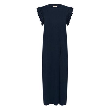KAcelina Flounce Dress (Navy/Red)