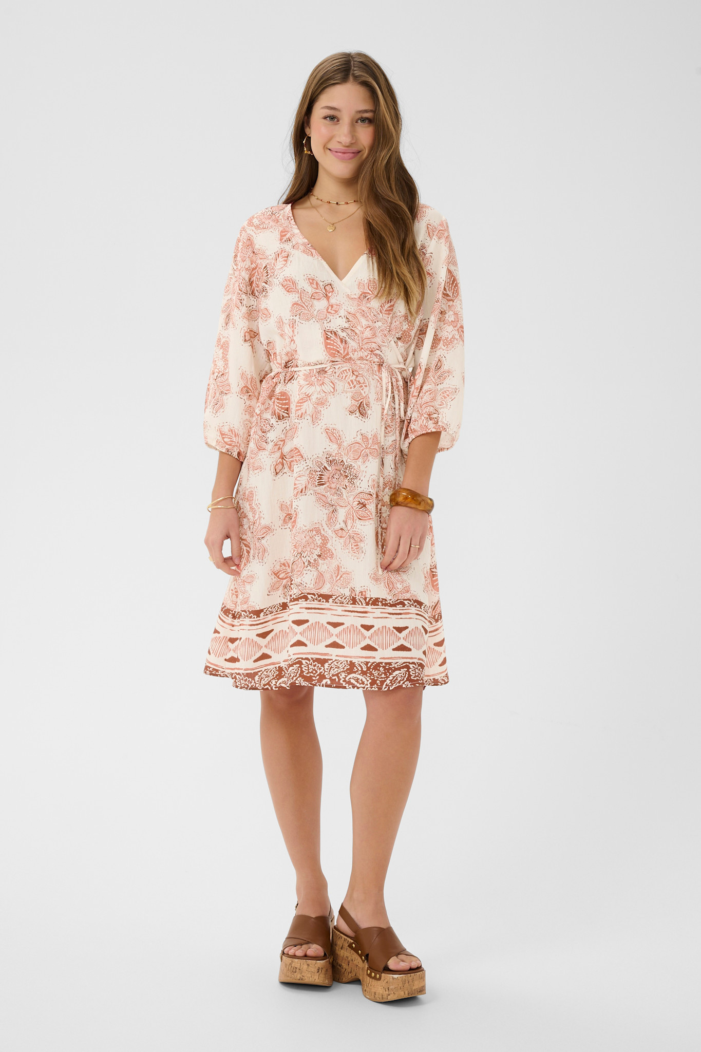 CRJessie Dress Brandy Flower
