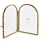 PICTURE FRAME DOUBLE ARCH 4X6 IR/GLS ANTIQUE BRASS