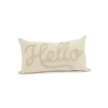 CUSH COTT HELLO TAUPE 12X22