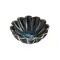 SMALL CERA FLOWER SHAPED BOWL BLUE