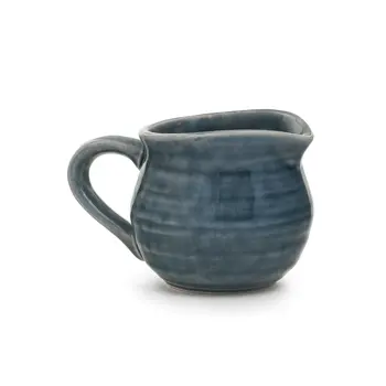 CERAMIC MILK JAR BLUE