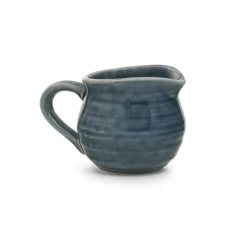 CERAMIC MILK JAR BLUE