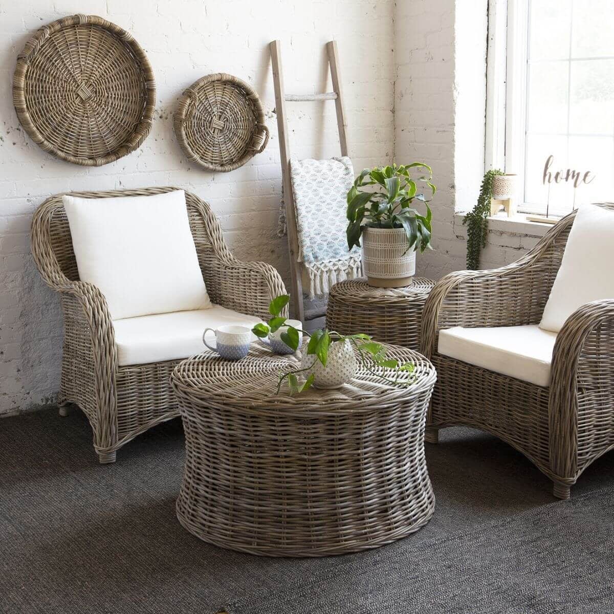 Katrina Chair Neutral Rattan