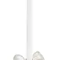 CANDLE HOLDER BOW PORCELAIN WHITE