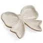 PLATE SMALL BOW SHAPE PORCELAIN WHITE