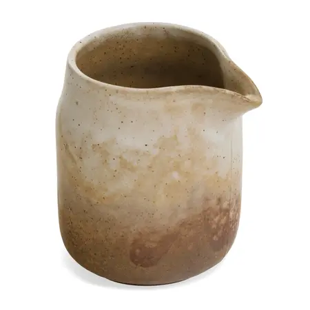MILK JUG PORCELAIN ANTIQUE BEIGE