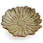 PLATE SMALL DAISY SHAPE PORCELAIN ANTIQUE GREEN 8133014