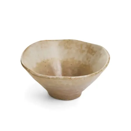 BOWL PORCELAIN ROUND ANTIQUE BEIGE
