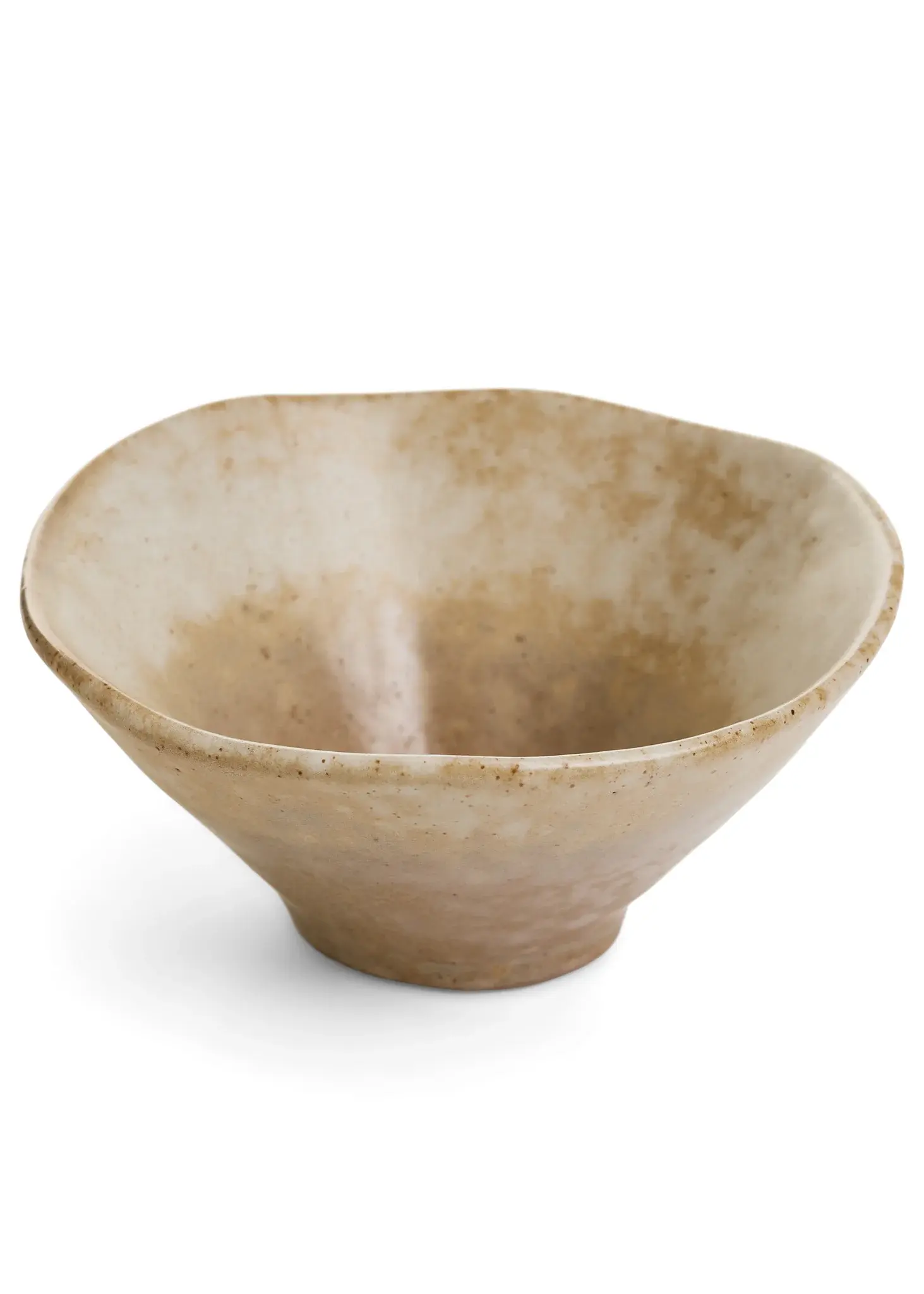 BOWL PORCELAIN ROUND ANTIQUE BEIGE
