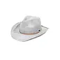 C.C Kids Suede String Band Sequin Cowboy Hat Silver