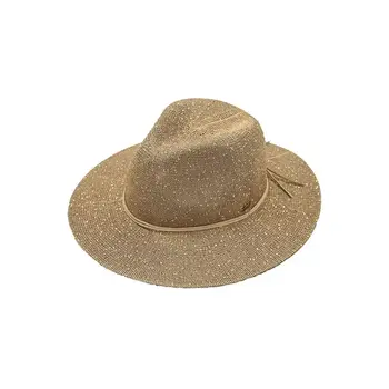 C.C Knitted Panama with Sequins Gold