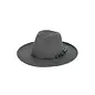 C.C Leather String Rope Band Paper Panama Hat Black