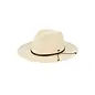 C.C String Trim Band Panama Sun Hat Creme