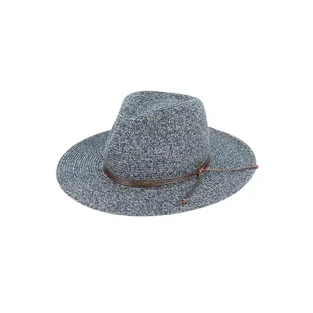 C.C String Trim Band Panama Sun Hat Navy
