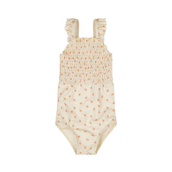Swimsuit Offwhite Ladybugs