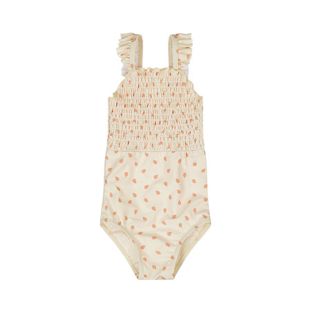 Swimsuit Offwhite Ladybugs