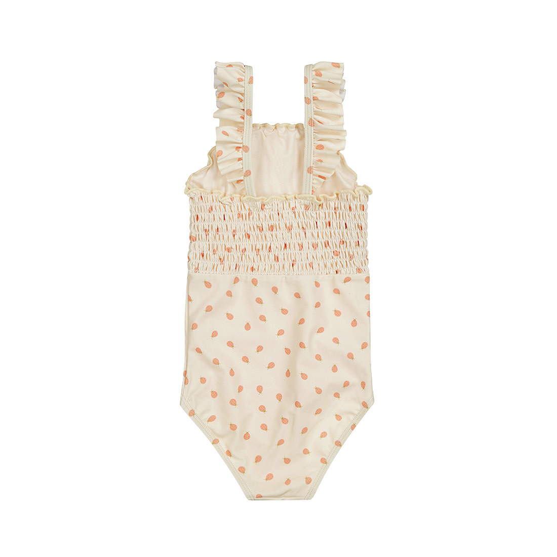 Swimsuit Offwhite Ladybugs