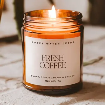 Fresh Coffee 9oz Soy Candle
